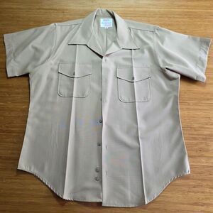 USMC Military Uniform Charlie Short Sleeve Shirt Blouse Sz XL 17 Great condition